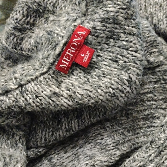 Merona Black and White Knit Sweater - Picture 15 of 15